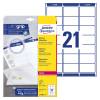 Avery White 63.5 x 38.1 mm Self Adhesive Laser Address Labels