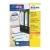 Avery White 200 x 60mm Self Adhesive Laser & Inkjet Filing Labels
