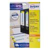 Avery White 200 x 60 mm Self Adhesive Laser & Inkjet Lever Arch Filing Labels -