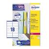 Avery White 100 x 30 mm Self Adhesive Laser Filing Labels
