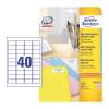 Avery White 45.7 x 25.4 mm Self Adhesive Laser Mini Multipurpose Labels