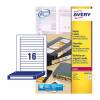 Avery White 145 x 17 mm Self Adhesive Laser Media Labels