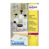 Avery 40mm Self Adhesive Laser Crystal Clear Round Labels