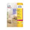Avery Clear/Transparent 38.1 x 63.5 mm Self Adhesive Laser Labels - 21 Per Page