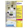 Avery 210 x 297 mm Self Adhesive Laser Crystal Clear Labels - 1 Per Page - 25 Sh