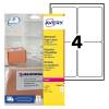 Avery White 99.1 x 139 mm Self Adhesive Laser Waterproof Paper Parcel Labels - 4