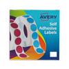 Avery Labels in Dispenser Rectangular 19x25mm White (Pack 1200 Labels) 24-421
