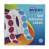 Avery Labels in Dispenser Round 19mm Diameter Blue (Pack 1120 Labels) 24-509