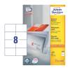 Avery White 105 x 74 mm Self Adhesive Laser & Inkjet Multipurpose Labels
