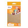 Avery Oval Kraft Labels 41 x 89 mm Brown - Pack of 18 Labels