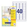 Avery 45.7 x 25.4mm Self Adhesive Laser Mini Multipurpose Organising Labels