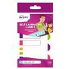 Avery Self Laminating Waterproof Labels 86x17mm Neon Colours White (Pack 24) -