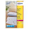 Avery White 38.1 x 21.2mm Self Adhesive Laser Address Labels - 65 Per Page