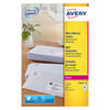 Avery White 38.1 x 21.2mm Self Adhesive Laser Address Labels - 65 Per Page