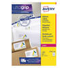 Avery White 99.1 x 33.9mm Self Adhesive Peel-Off Sticky Address Labels