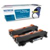 Remanufactured TN-2420 (TN2420TWIN) High Capacity Black Replacement Toner Cartridges Twin Pack for Brother Printers