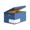 Bankers Box Decor Flip Top Box for A4 Urban Slate Blue Pack of 5 (4484101)