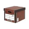 Bankers Box Tall Woodgrain Storage Box A4 and Foolscap Pack of 10 (7260501)