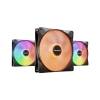 Be Quiet! Light Wings LX 140mm PWM ARGB Computer Case Fan Pack of 3 Black (BL127