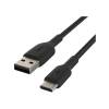 Belkin BoostCharge Braided USB-C to USB-A Cable 1m Black (CAB002BT1MBK)