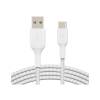 Belkin BoostCharge Braided USB-C to USB-A Cable 1m White (CAB002BT1MWH)