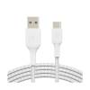 Belkin BoostCharge Braided USB-C to USB-A Cable 2m Black (CAB002BT2MWH)