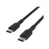 Belkin BoostCharge Braided USB-C to USB-C Cable 1m Black (CAB004BT1MBK)