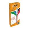 Bic 4 Colours Rose Gold Ballpoint Pen Rose Gold Barrel - Pack of 12