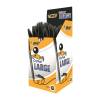 Bic Cristal Large Ballpoint Pen 1.6mm Tip 0.42mm Line Black - 50 Pack
