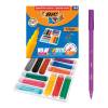 Bic Kids Visa Felt Tip Pens in Assorted Colours - Pack of 144