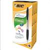 Bic Atlantis Classic Retractable Ballpoint Pens - Medium Tip 0.4 mm - Black - Pa