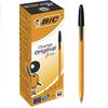 Bic Orange Fine Ball Point Pens - Black Ink