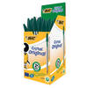 Bic Cristal Original Ball Point Pens - Green Ink
