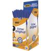 Bic Cristal Large Ballpoint Pen 1.6mm Tip 0.42mm Line Blue - 50 Pack