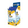 Bic Cristal Soft Ballpoint Pen 1.2mm Tip 0.35mm Line Blue 50 Pack