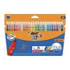 Bic Kids Couleur Felt Tip Colouring Pen Assorted Colours - 24 Pack