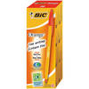 Bic Orange Fine Ball Point Pens - Red Ink