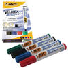 Bic Velleda 1751 Drywipe Whiteboard Markers - Pack of 4 Assorted Colours (119900