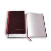 Black N' Red Oxford Notebook A4 Hardback Casebound Ruled With Double Cash 192 Pages (Pack 5)100080514