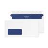 Blake Pure Premium Envelopes DL Super White Wove Wallet Window Peel and Seal
