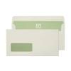 Blake Environmental Envelopes DL Natural White Wallet Window Self Seal 90gsm