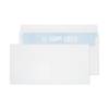 Blake Environmental Envelopes DL White Wallet Plain Self Seal 90gsm 110x220mm