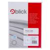 Blick A4 Multipurpose Matte Labels 2 Per Sheet 199.6 x 143.5mm - 100 Sheets (RS2