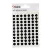 Blick Self Adhesive 8mm Round White Labels- 20 Packs of 490
