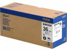 Brother Black On White High Grade Laminated Tape Multipack 36mm x 8m (Pack 5) -
