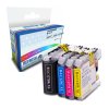 Everyday Valuepack - 4 Compatible LC127XLBK & LC125XLC/M/Y Cartridges