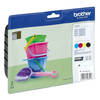 Original Brother LC221 Colour Ink Cartridge Multipack