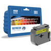 Brother M-K631BZ Black On Yellow Compatible Label Tape