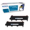 Brother TN2010 Black Remanufactured Toner Cartridge Twin Pack