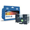 5x Brother TZE131 Black On Clear 12mm Compatible Label Tapes